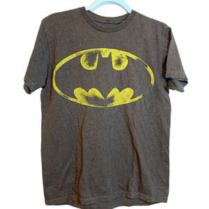 Batman Short Sleeve Gray Graphic DC Comics T-Shirt